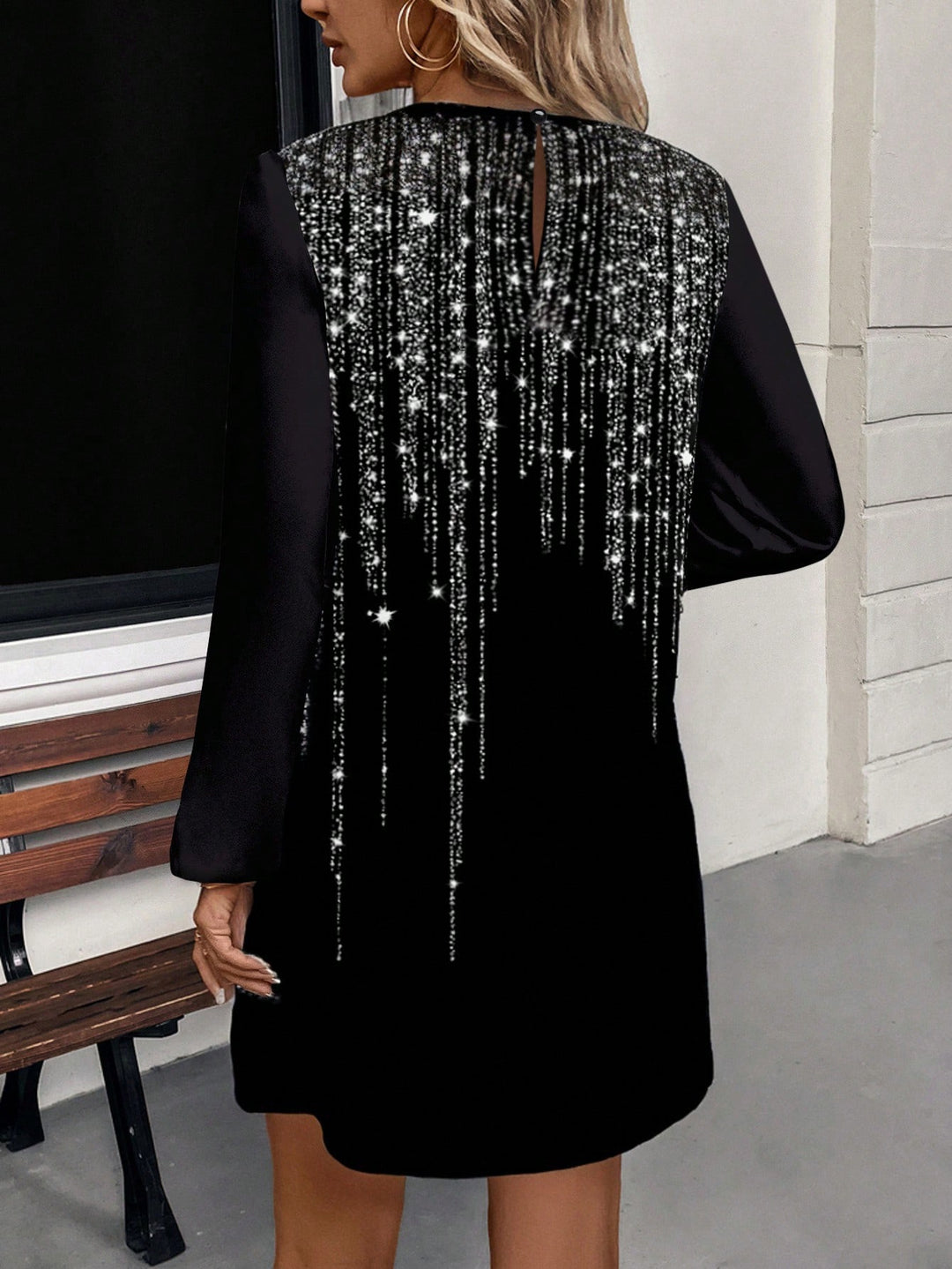 Rochie scurtă SHEIN, negru