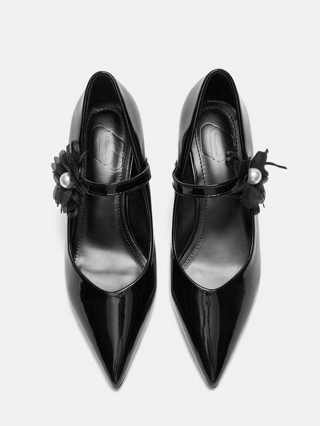 Pantofi cu toc SHEIN, negru