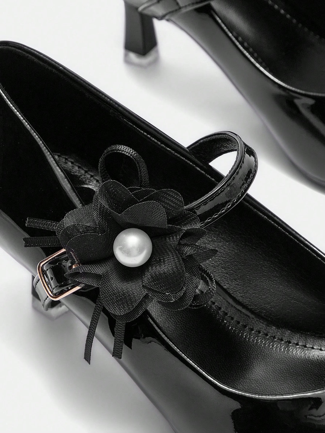 Pantofi cu toc SHEIN, negru