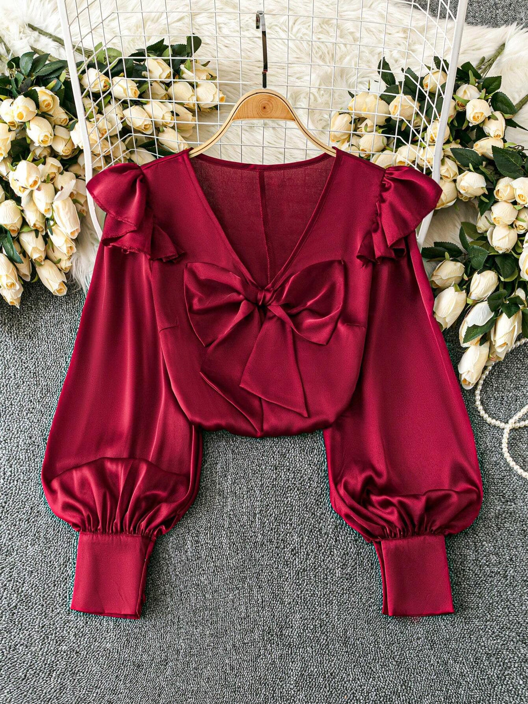 Shein Curve+ ing, bordó