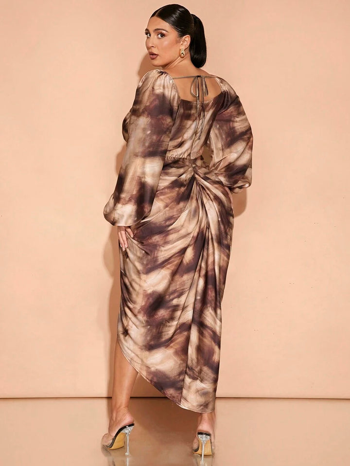 Rochie midi SHEIN, mix culori