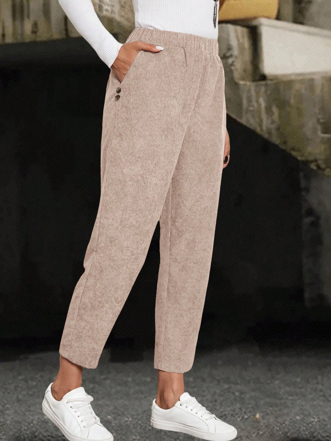 Pantaloni SHEIN, bej