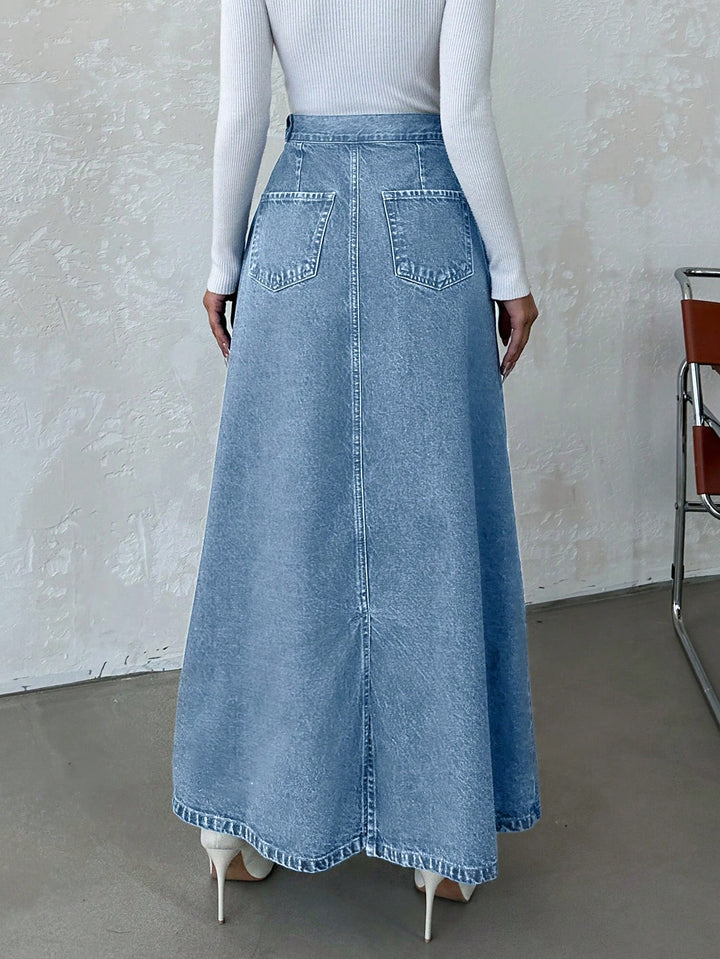 SHEIN Farmer Szoknya, Kék