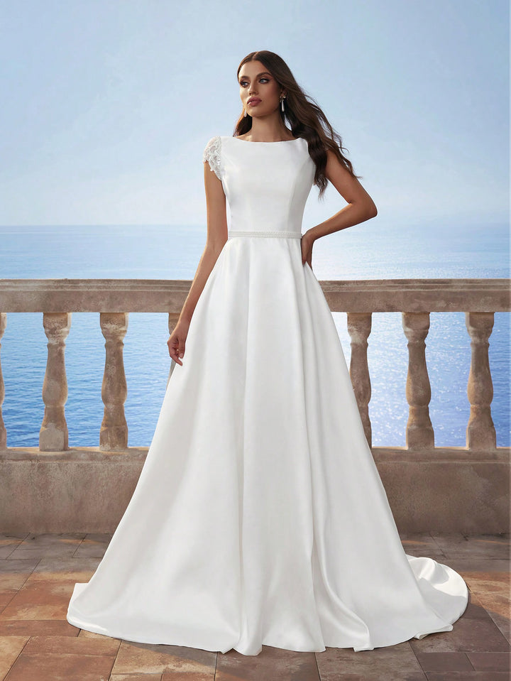 Rochie de mireasă SHEIN, alb