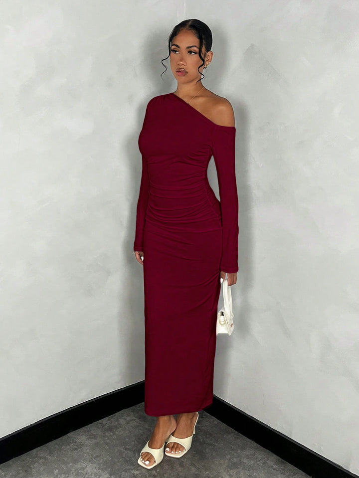 Rochie maxi SHEIN, vișiniu