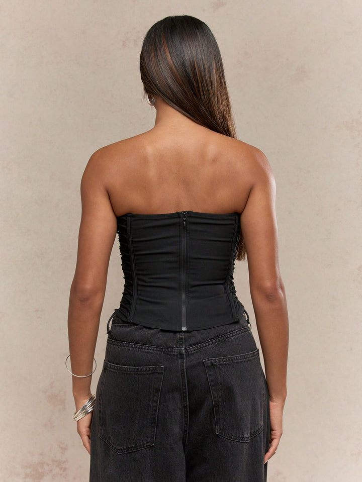Top SHEIN, negru