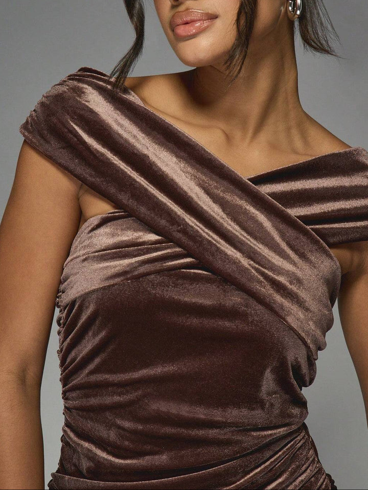 Rochie mini Missguided by Shein, maro
