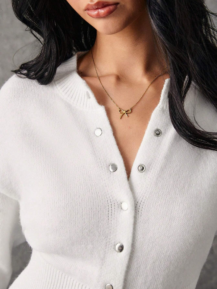 Cardigan SHEIN, alb
