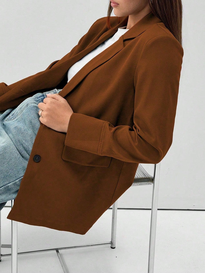 Brown SHEIN blazer