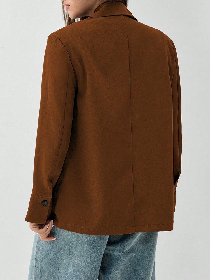 Brown SHEIN blazer
