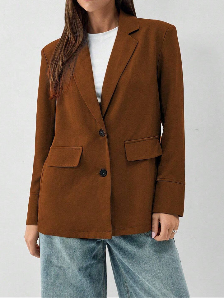 Brown SHEIN blazer