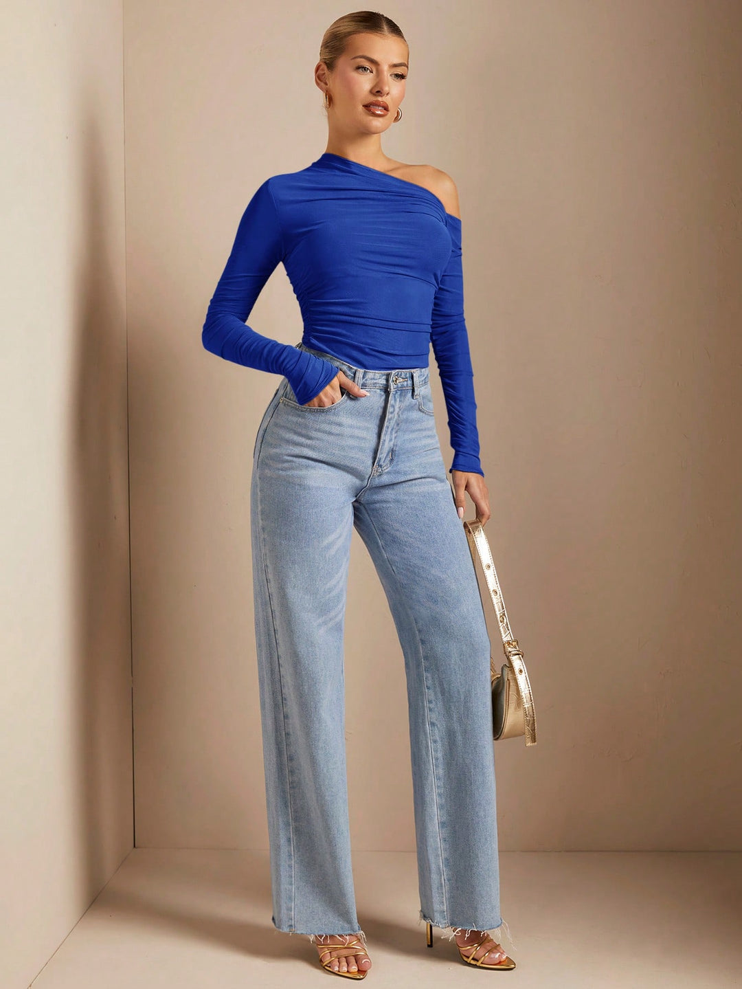 Top SHEIN, albastru
