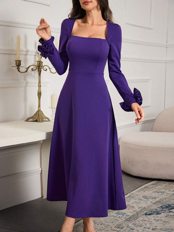 Rochie midi SHEIN, mov