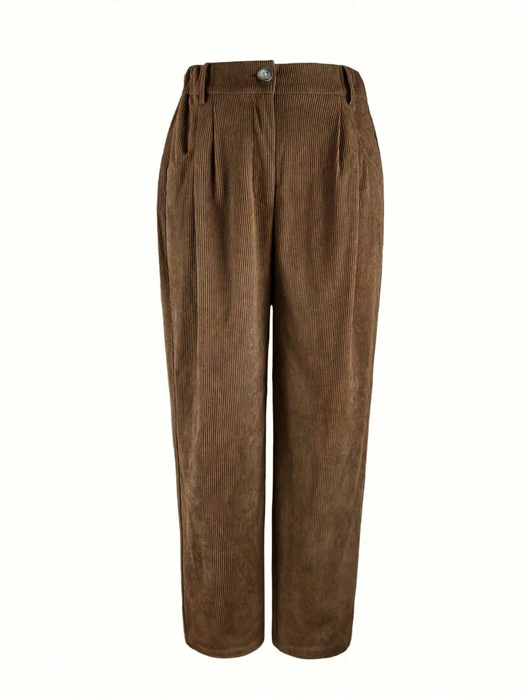 Pantaloni SHEIN, maro