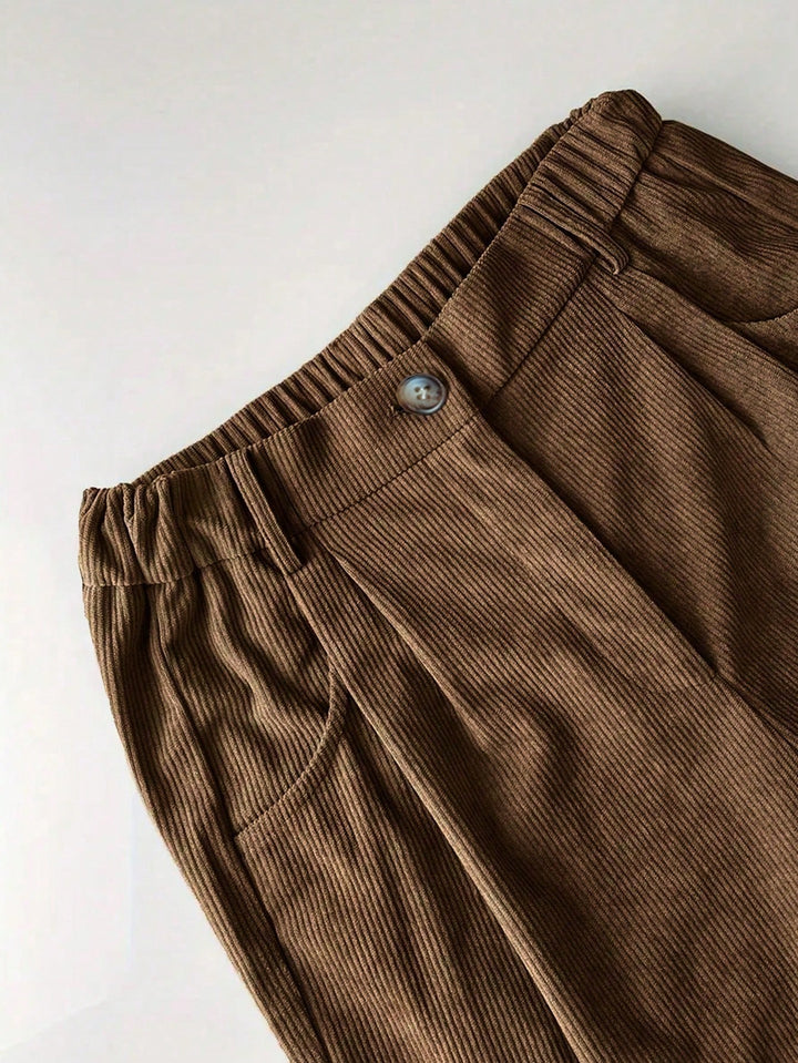 Pantaloni SHEIN, maro