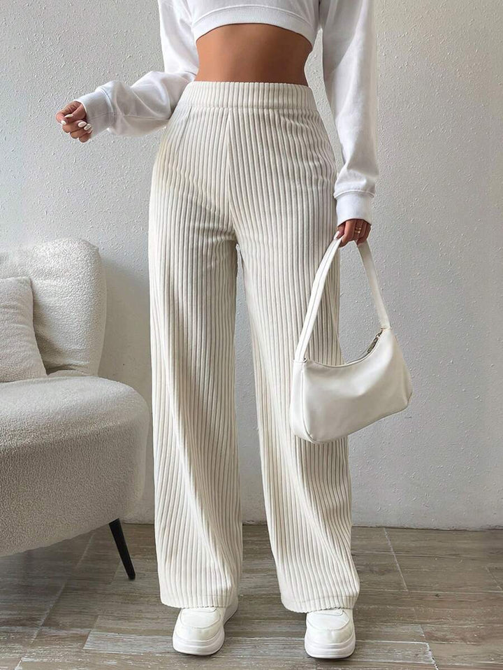 Pantaloni SHEIN, crem