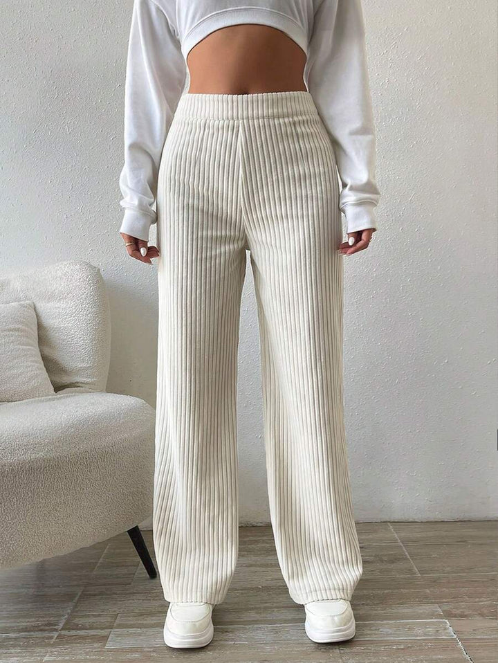 Pantaloni SHEIN, crem