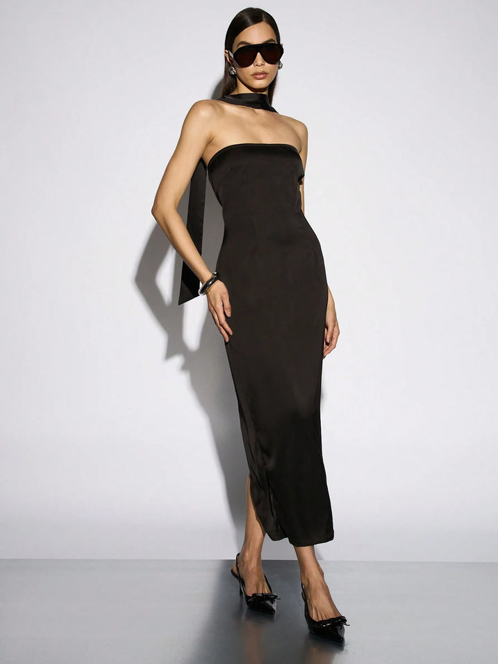 Rochie maxi SHEIN, negru