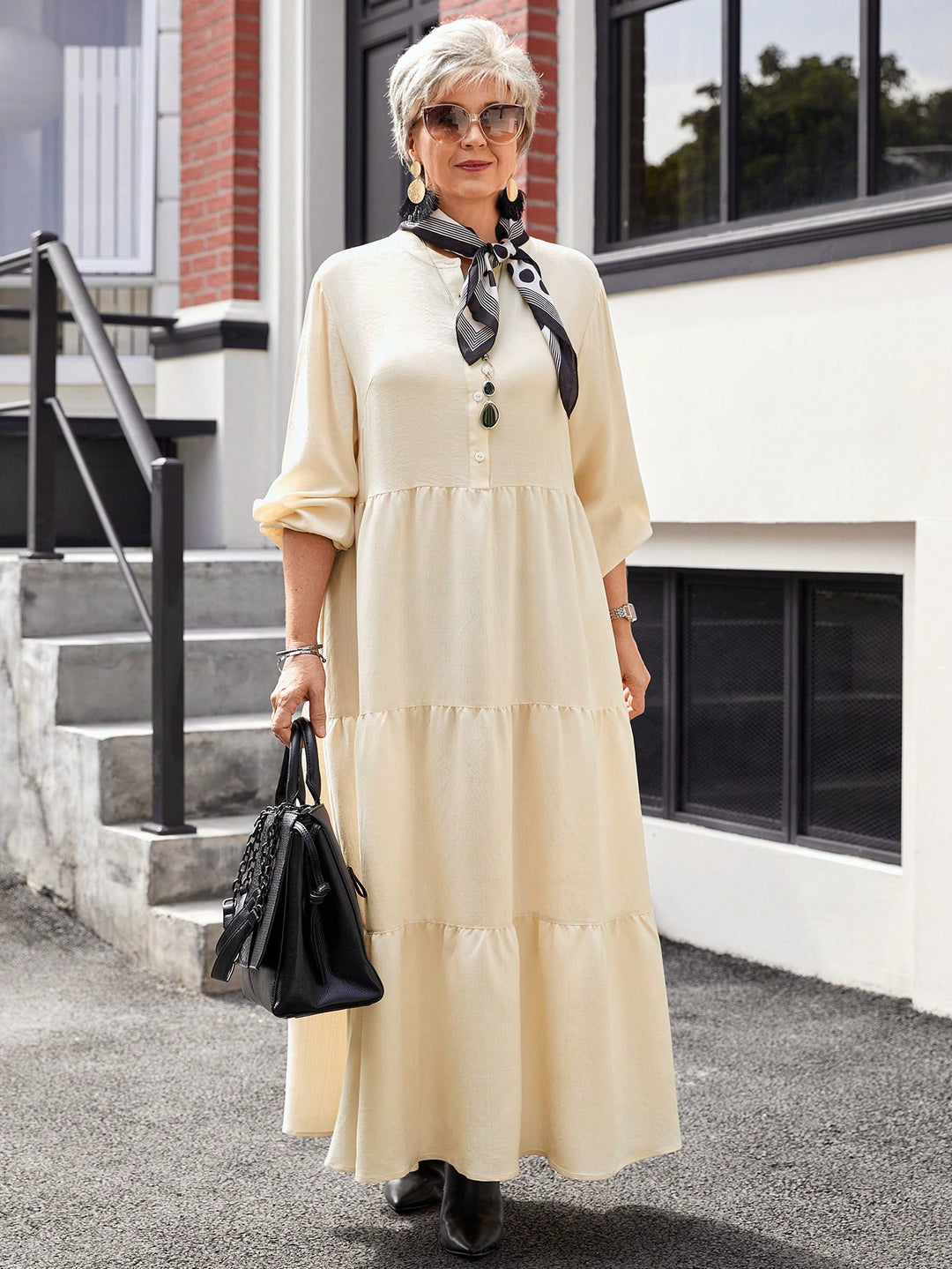 Rochie SHEIN, kaki