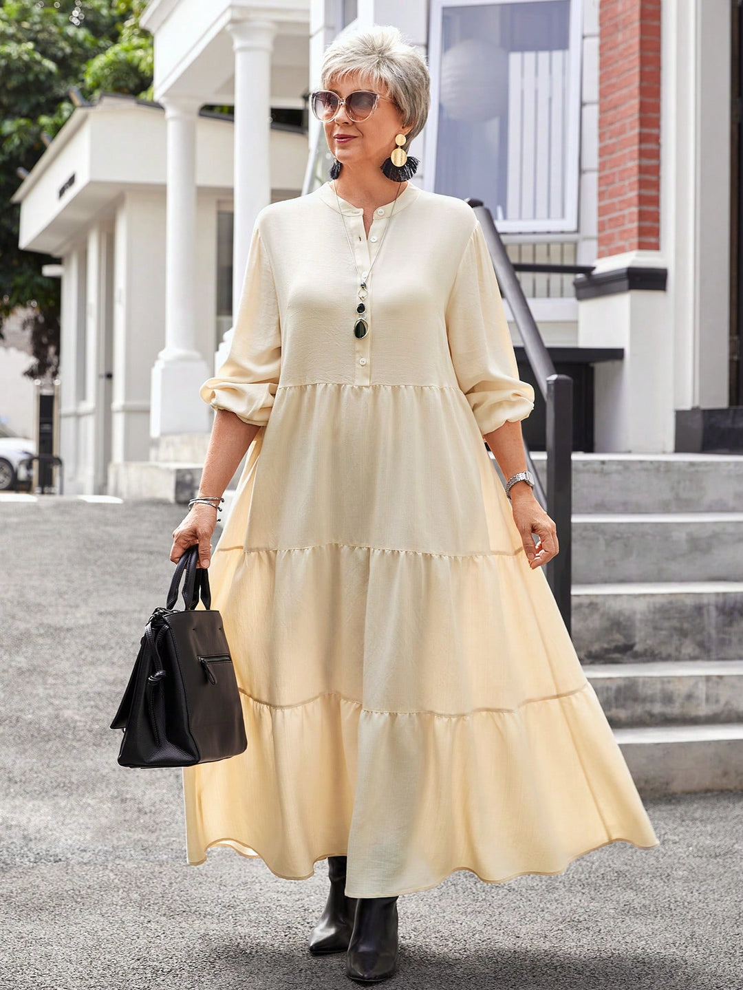 Rochie SHEIN, kaki