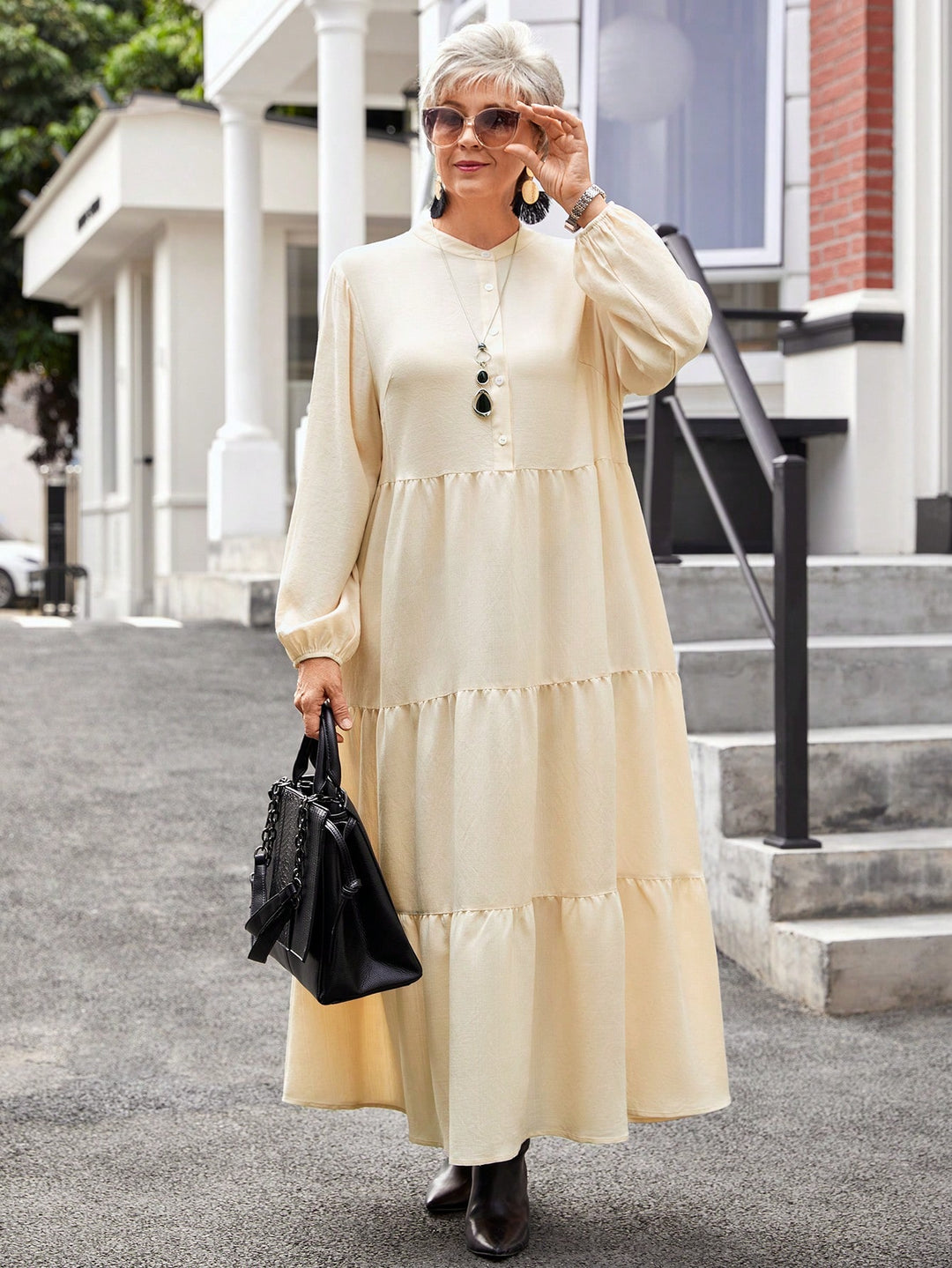 Rochie SHEIN, kaki