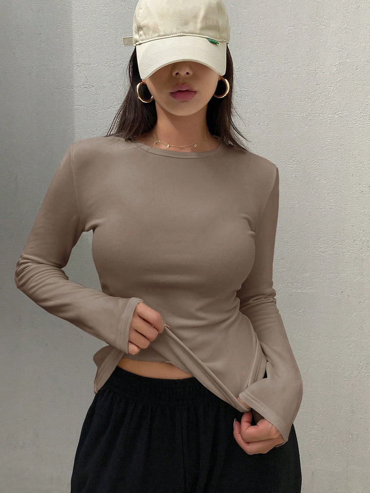 Tricou SHEIN, bej