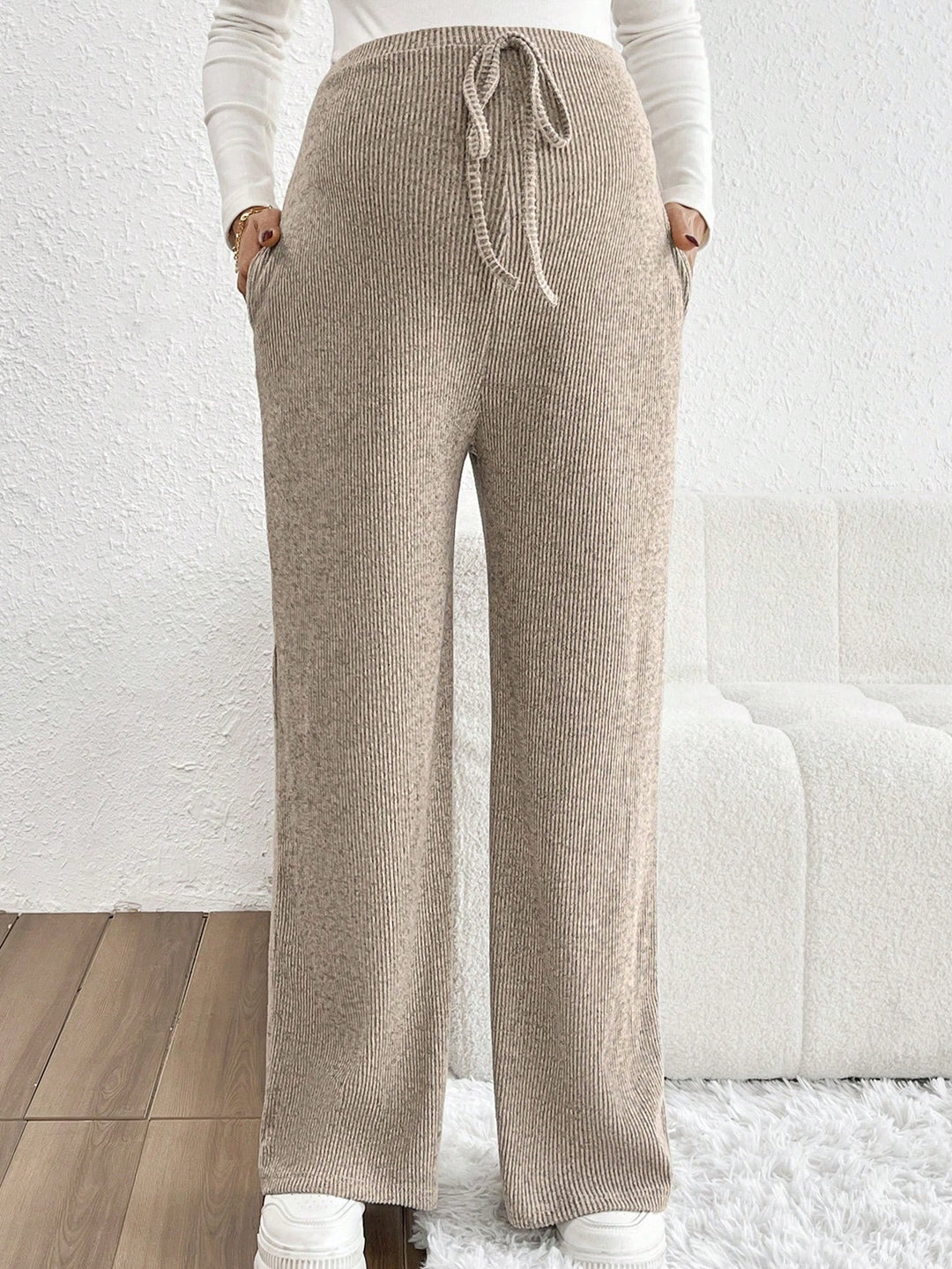 Pantaloni SHEIN, roz