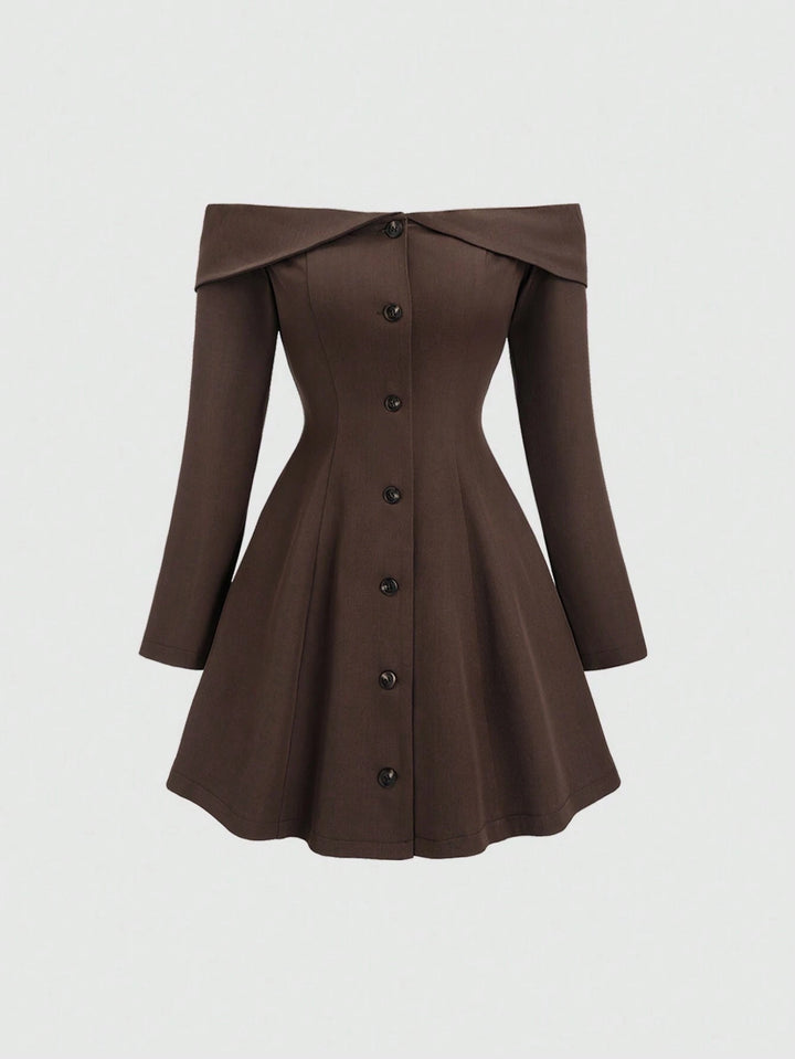 Rochie SHEIN, maro