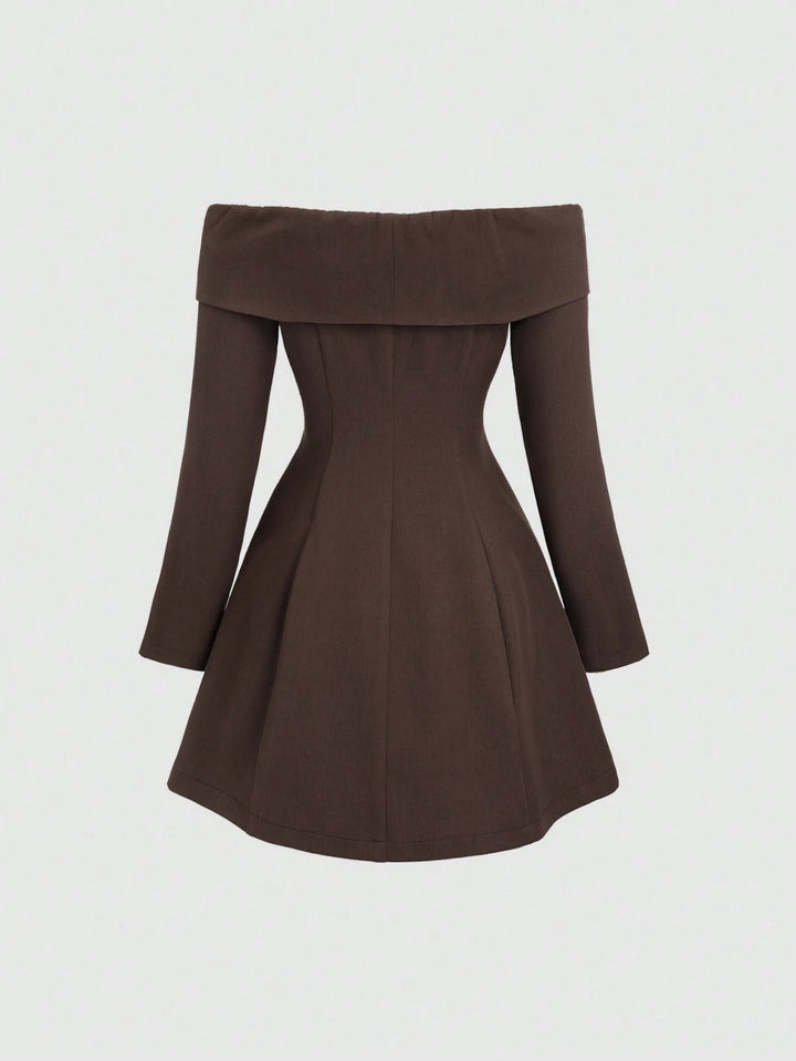 Rochie SHEIN, maro