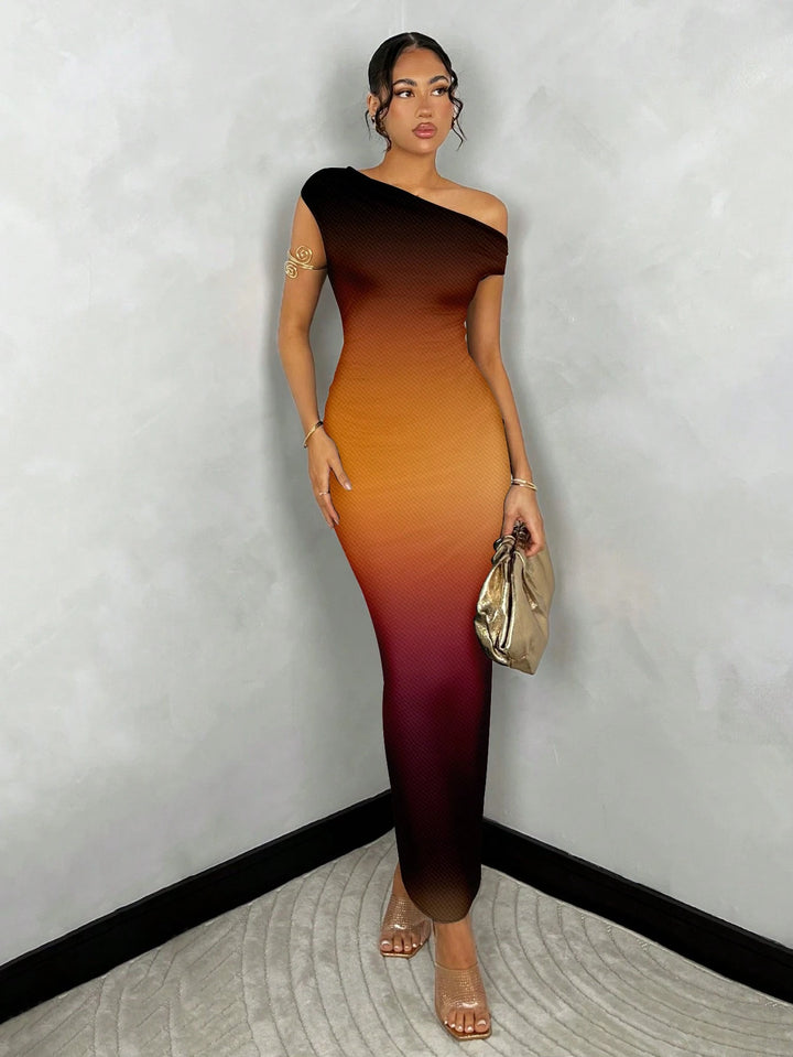 Rochie maxi SHEIN, mix culori