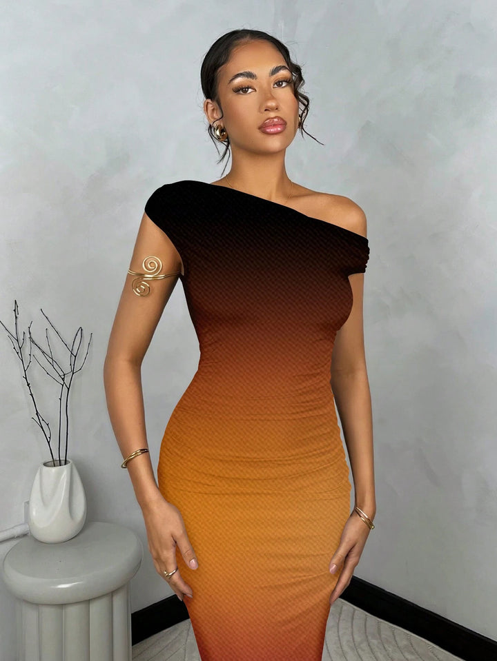 Rochie maxi SHEIN, mix culori