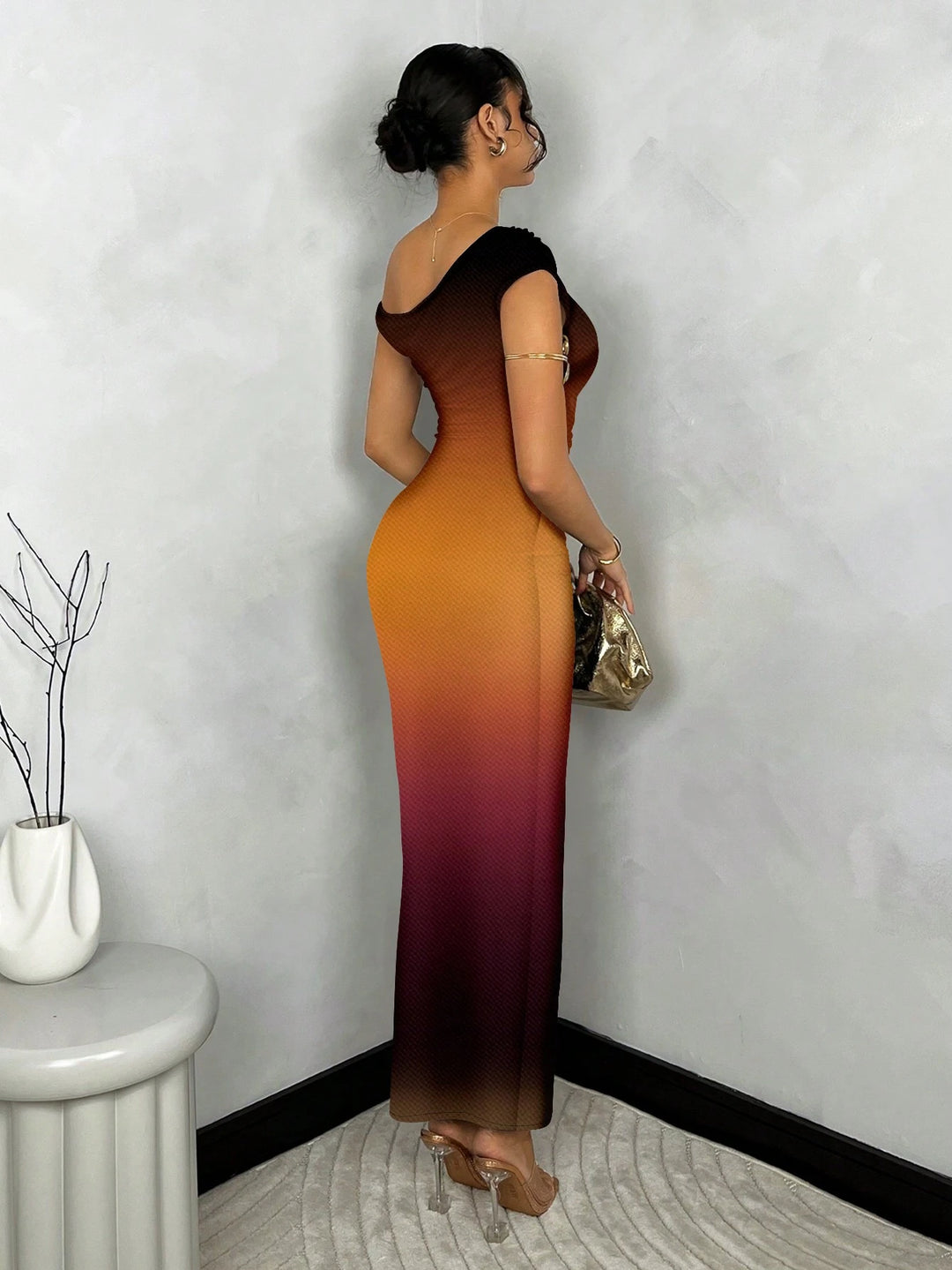 Rochie maxi SHEIN, mix culori