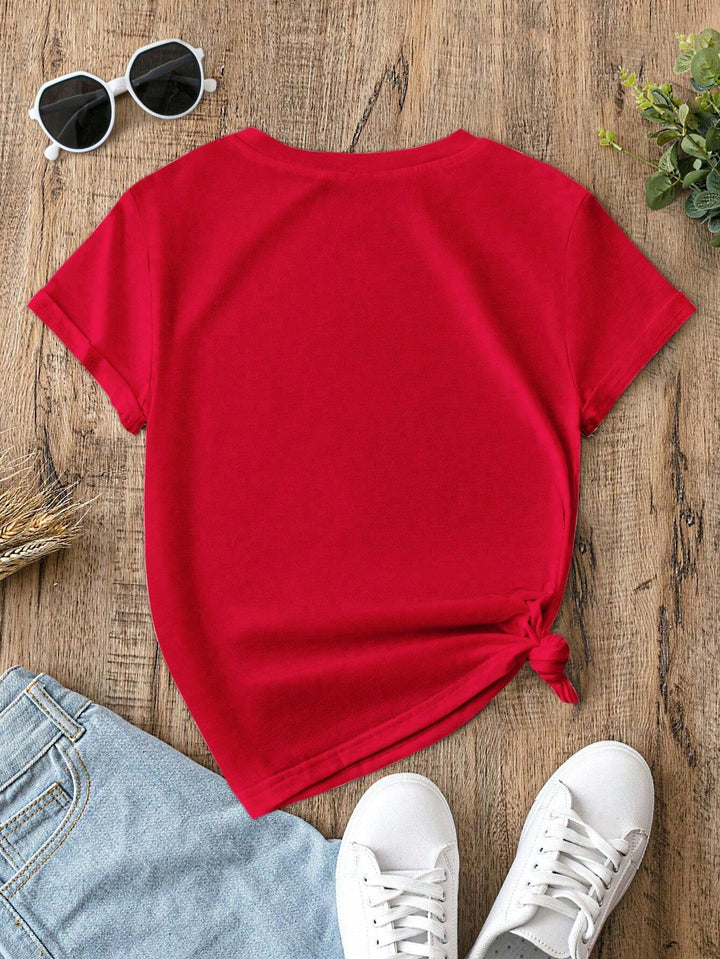 Tricou SHEIN, roșu