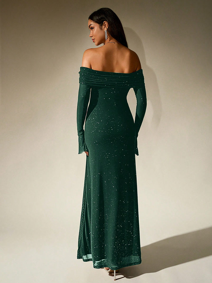 Rochie maxi SHEIN, verde