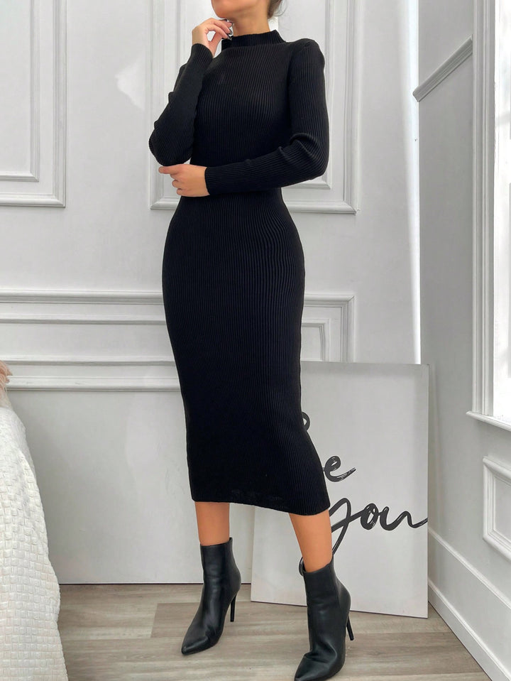 Rochie midi SHEIN, negru