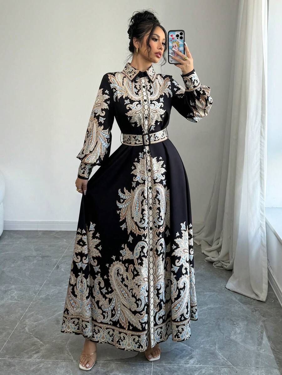 Rochie maxi SHEIN, mix culori