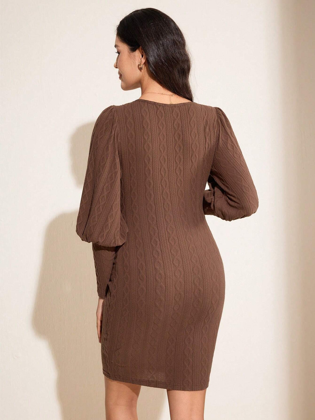 Rochie mini SHEIN, maro