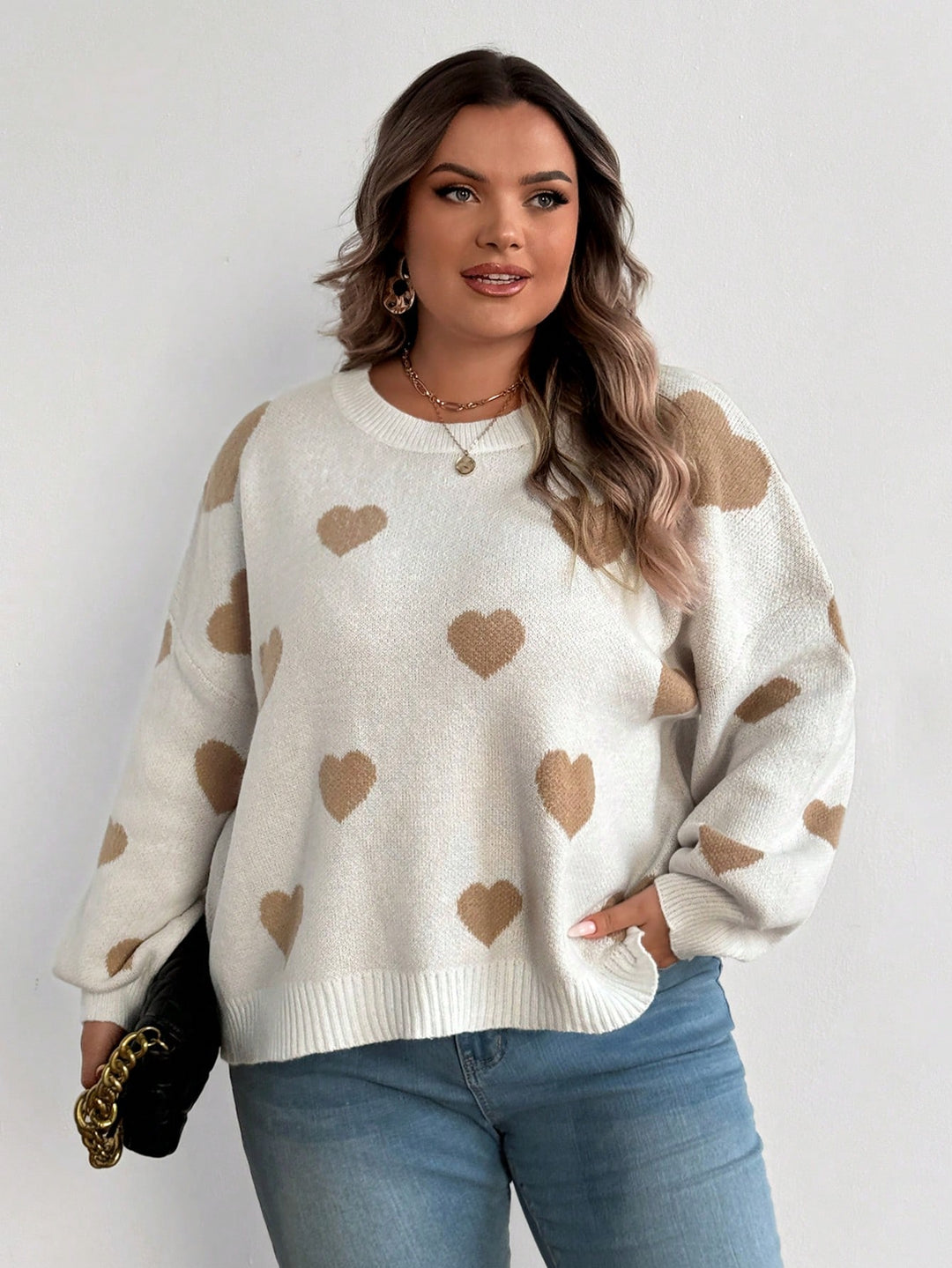 Pulover SHEIN, bej