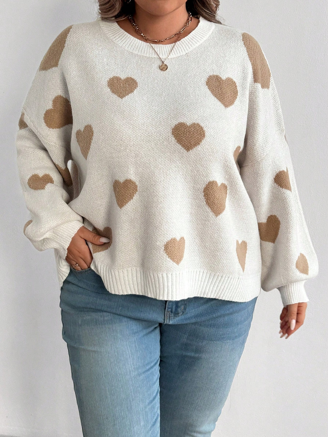 Pulover SHEIN, bej