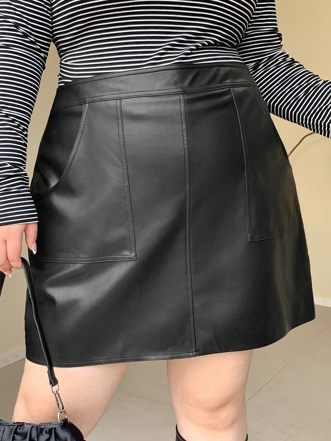 Fustă maxi SHEIN, negru