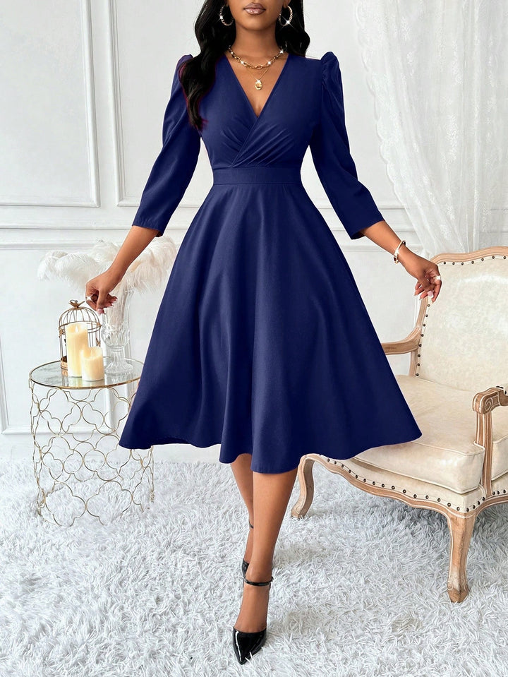 Rochie midi SHEIN, albastru