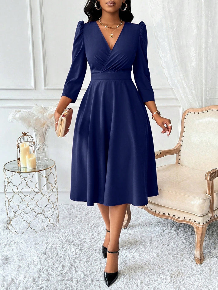 Rochie midi SHEIN, albastru