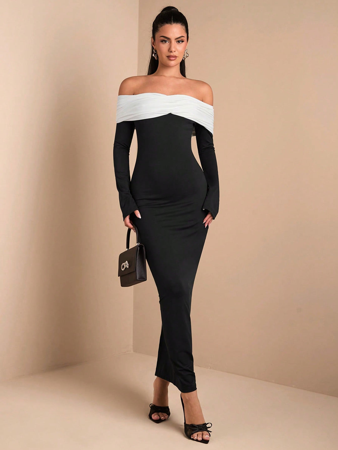 Rochie maxi SHEIN, mix culori