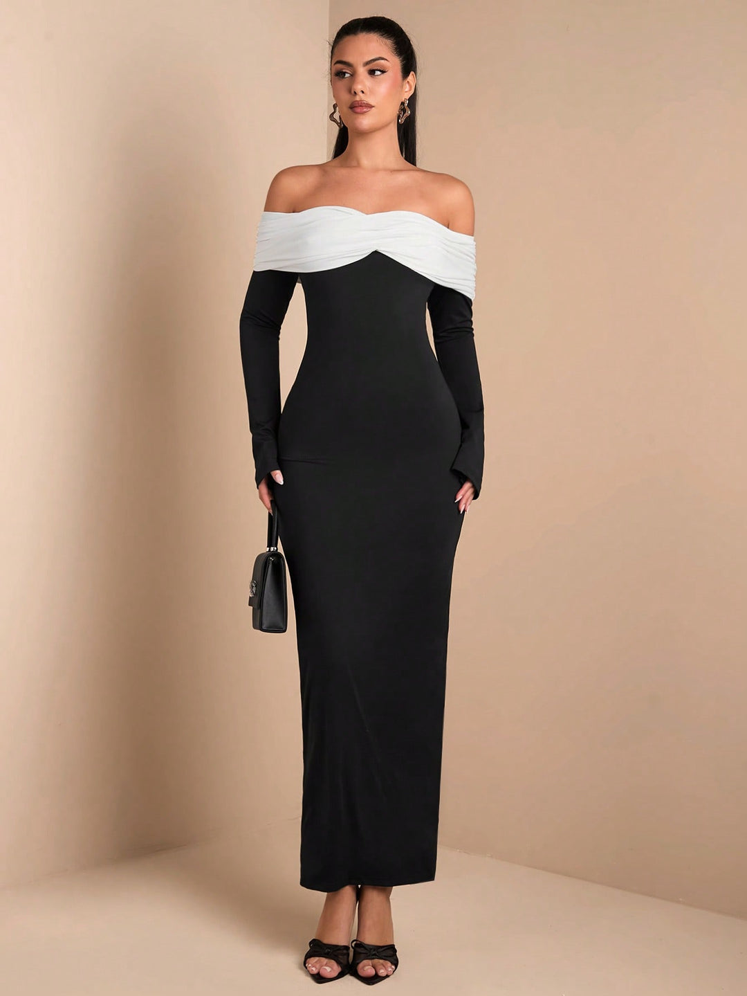 Rochie maxi SHEIN, mix culori