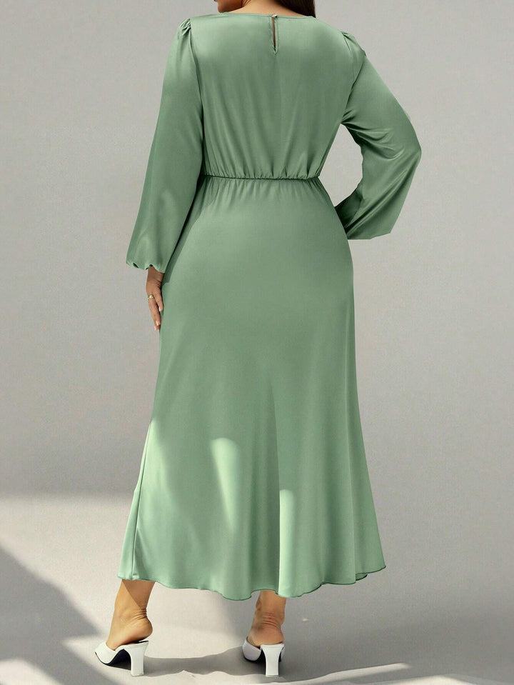 Rochie midi SHEIN, verde