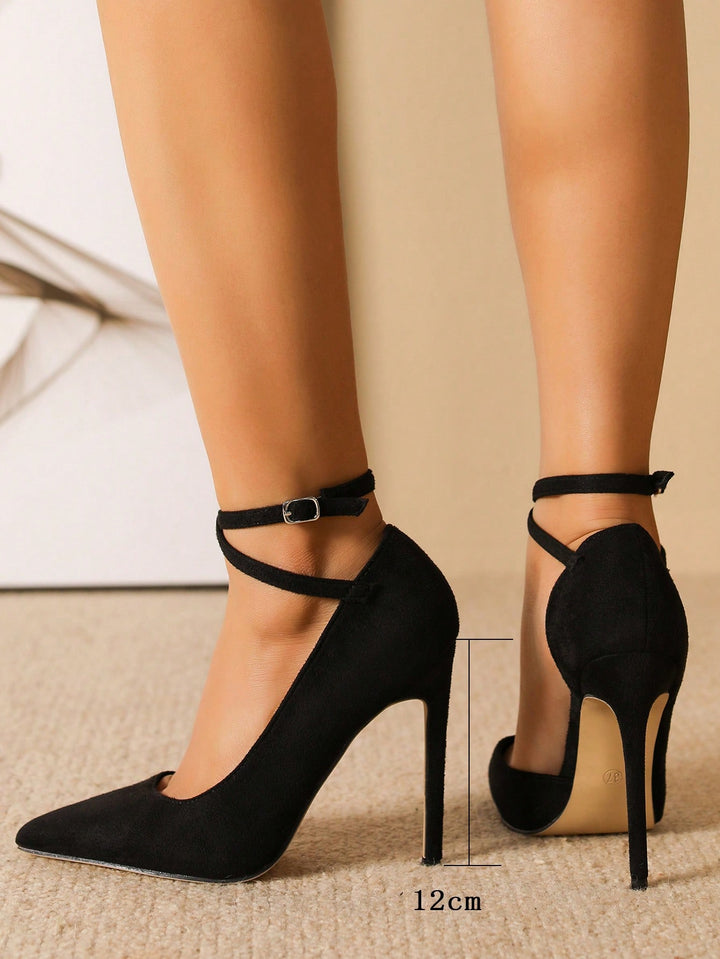 Pantofi cu toc SHEIN, negru