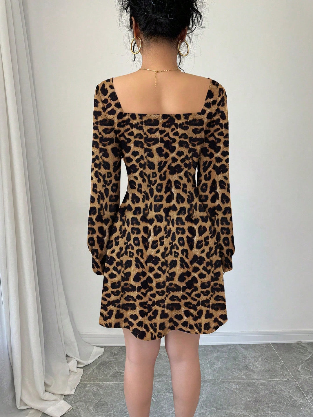 Rochie mini SHEIN, maro