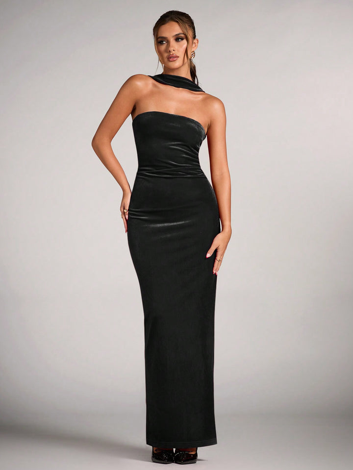 Rochie maxi SHEIN, negru