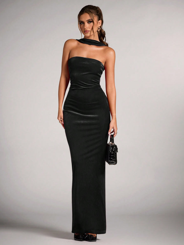 Rochie maxi SHEIN, negru