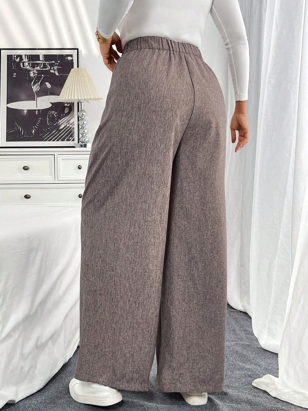 Pantaloni SHEIN, kaki